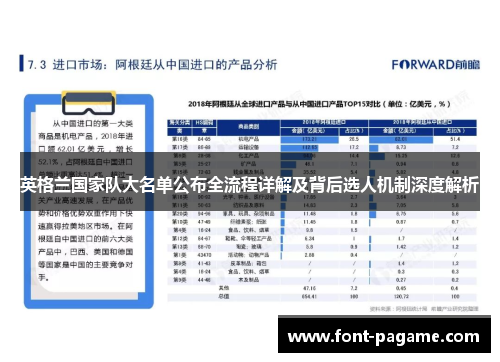 英格兰国家队大名单公布全流程详解及背后选人机制深度解析